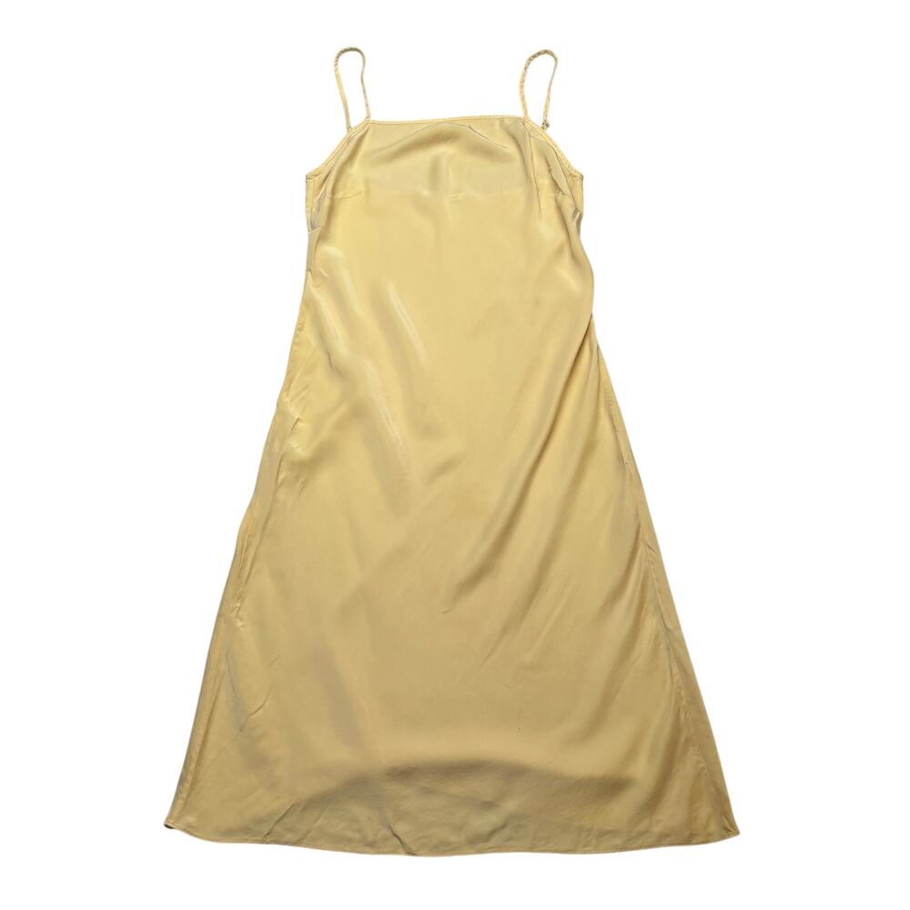Cecilie Bahnsen Square Neck Silk Slip Dress Women's 6 Minimalist Coquette Luxury